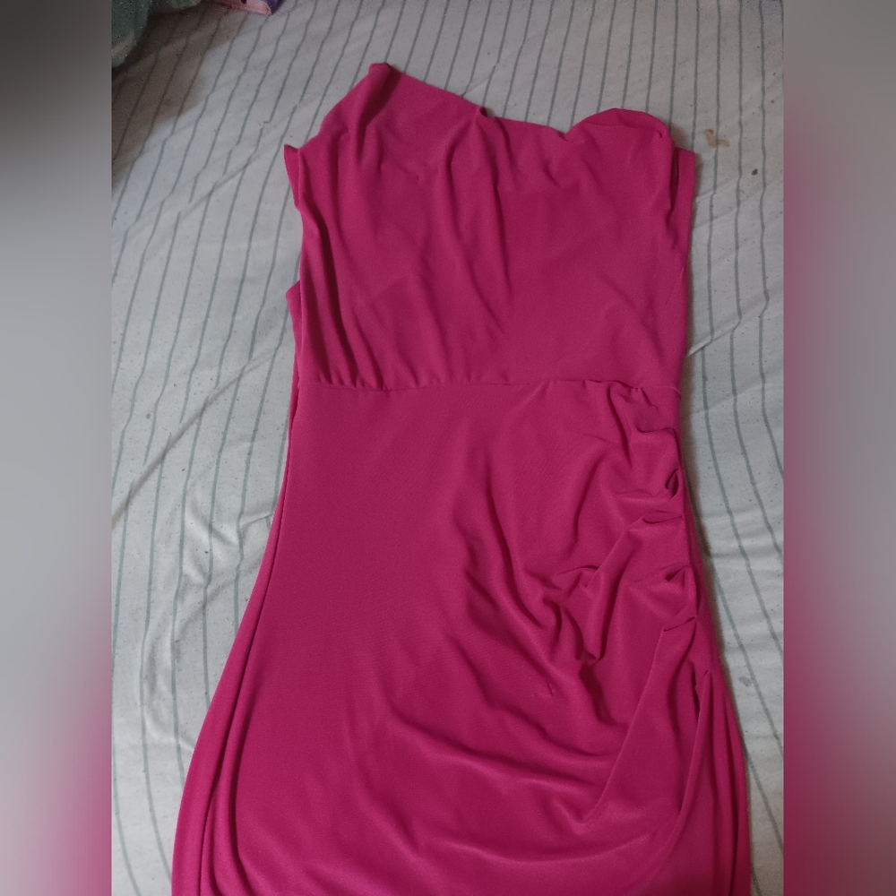 Y2K PINK MIDI EVENING /TEA DRESS